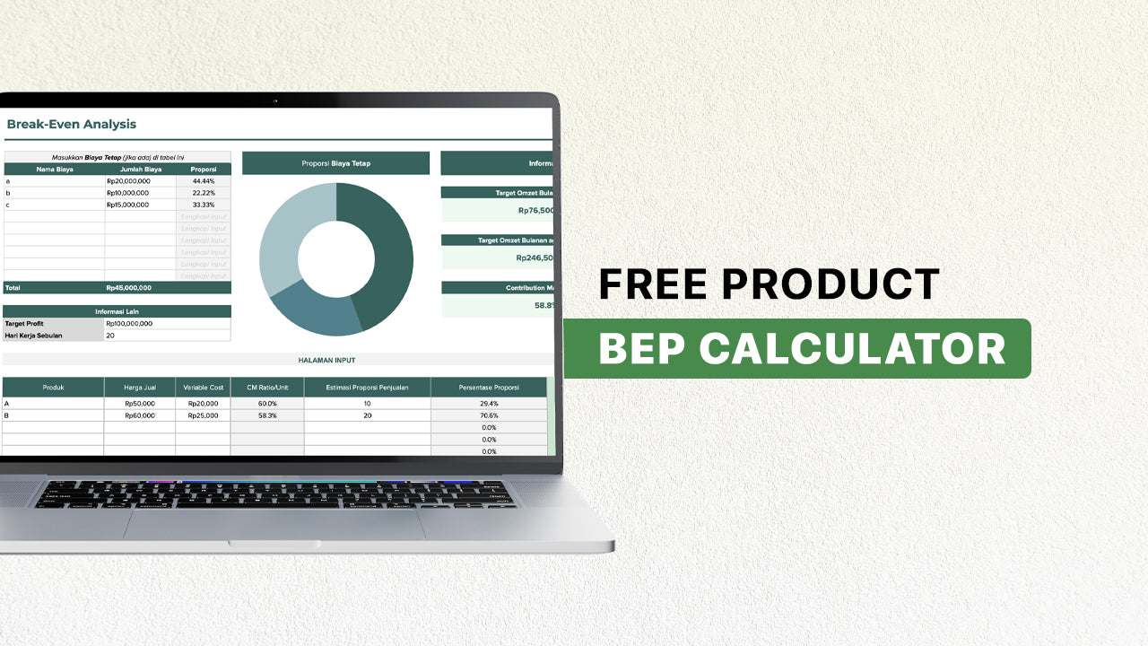 BEP Calculator Gratis - Google Sheets
