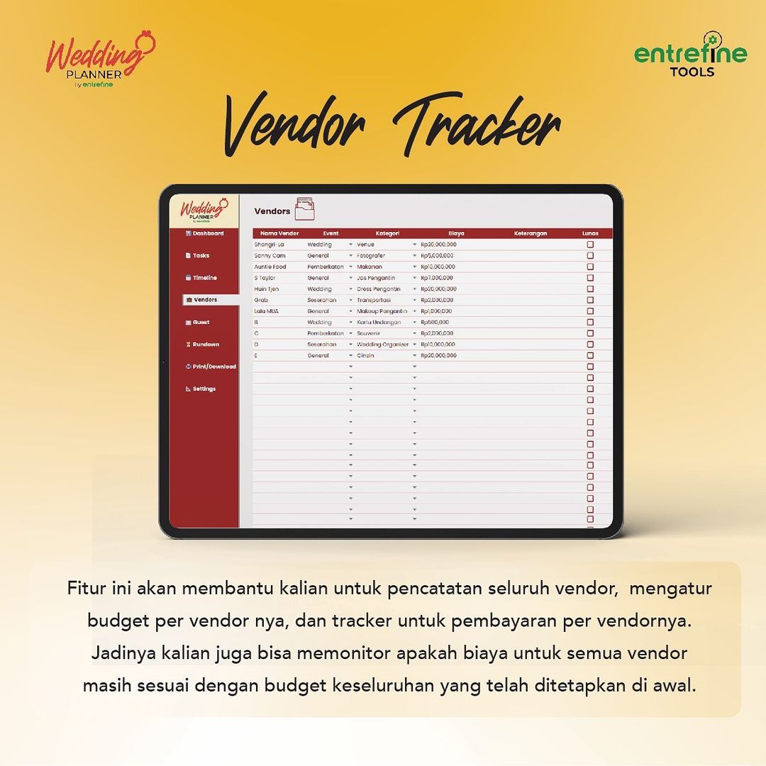 Wedding Planner Tools